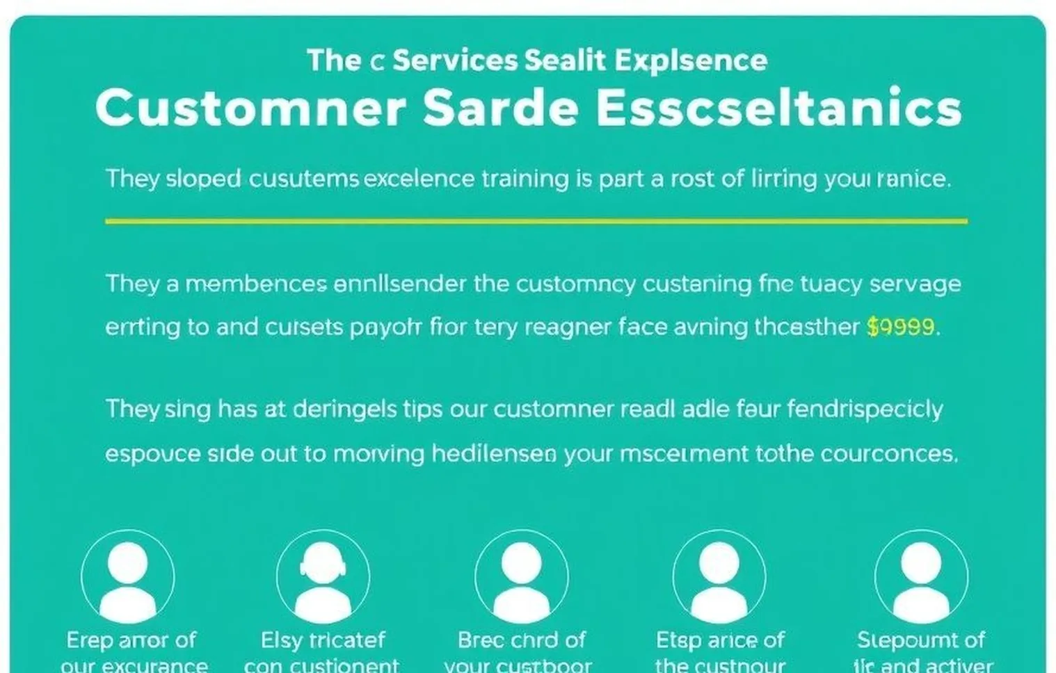 Customer service excellence training